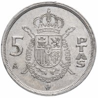 купить Испания 5 песет 1982-1989гг.