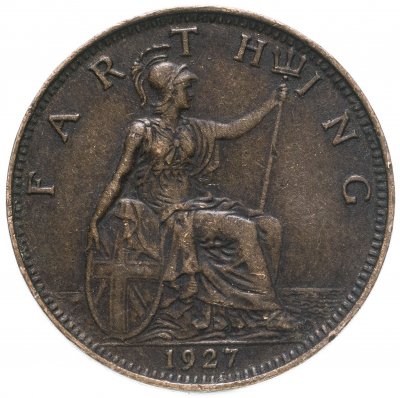 купить Великобритания 1 фартинг (farthing) 1927