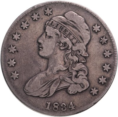 купить США 50 центов (cents) 1834 Capped Bust Half Dollar