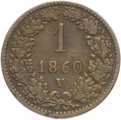 купить Австрия 1 крейцер 1860 V