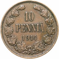 купить 10 пенни (pennia) 1914