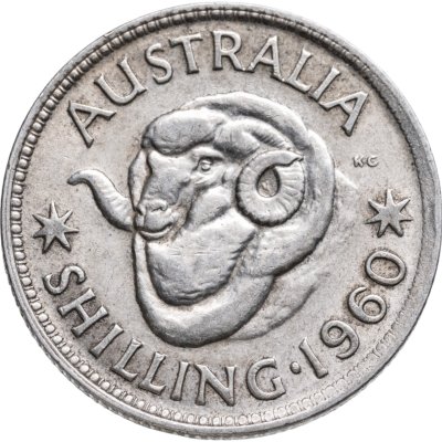 купить Австралия 1 шиллинг (shilling) 1959