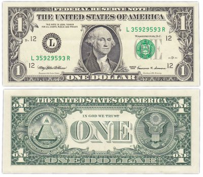 купить США 1 доллар 1999 (Pick 504) L-Сан Франциско "FW" (Fort Worth)