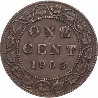 купить Канада 1 цент (cent) 1908