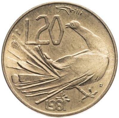 купить Сан-Марино 20 лир (lire) 1981 "Мир"