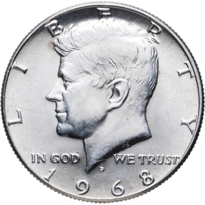 купить США 1/2 доллара (50 центов) 1968 D Кеннеди