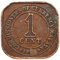 купить Малайя 1 цент (cent) 1943-1945, случайная дата