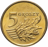 купить Польша 5 грошей (groszy) 2010