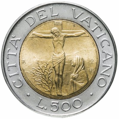 купить Ватикан 500 лир (lire) 1987