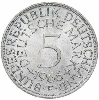 купить Западная Германия (ФРГ) 5 марок 1966