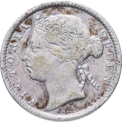 купить Стрейтс Сетлментс 10 центов (cents) 1895