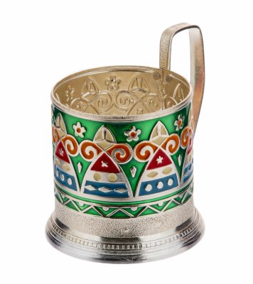 купить Подстаканник "Хоровод", алюминий, Волгоградский опытный завод "Ювелир", СССР, 1970-1980 гг.