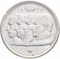 Купить Бельгия 100 франков (francs) 1948 - 1954 года (надпись на французском - BELGIQUE)