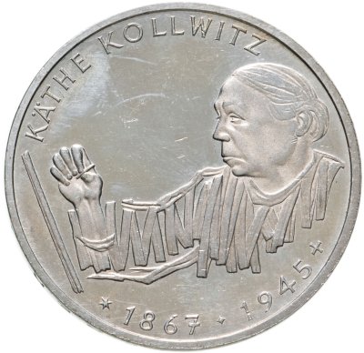 купить Германия 10 марок (deutsche mark) 1992 125 лет со дня рождения Кете Кольвиц