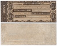 купить США 5 долларов 18-- (Bank of Windsor) Вермонт