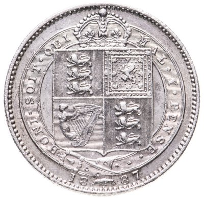 купить Великобритания 1 шиллинг (shilling) 1887