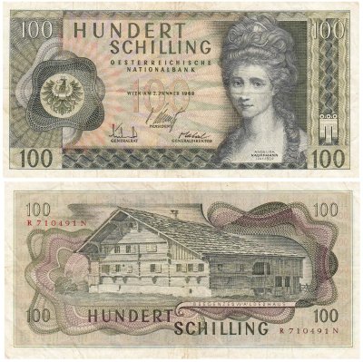 купить Австрия 100 шиллингов 1969 (Pick 145)