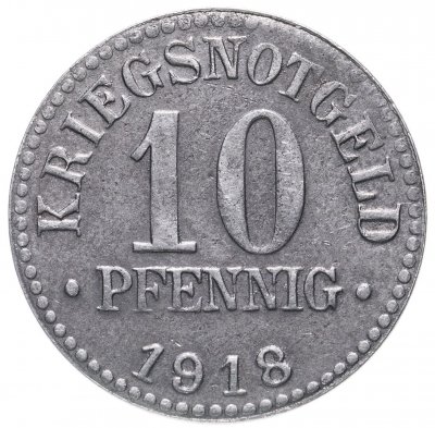 купить Германия (Брауншвейг) нотгельд 10 пфеннигов 1918