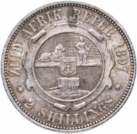 Купить ЮАР 2 шиллинга (shillings) 1897