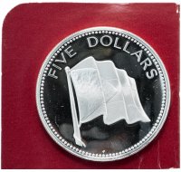 Купить Багамы 5 долларов (dollars) 1980