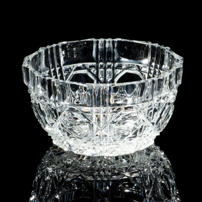 купить Салатник, хрусталь, алмазная грань, СССР, 1960-1980 гг.