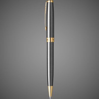 купить Шариковая ручка Parker Sonnet Grey Core GT Mblack в подарочной коробке, Металлы: нержавеющая сталь, пластик, 2026 г.
