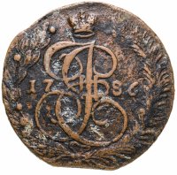 купить 5 копеек 1786 ЕМ