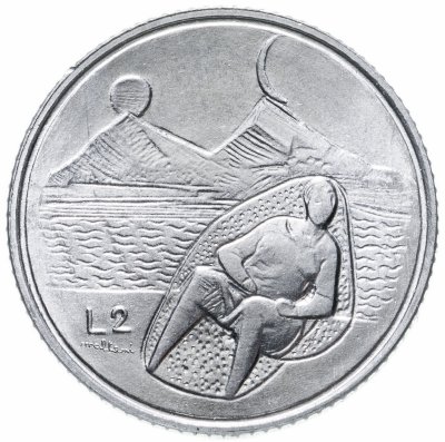 купить Сан-Марино 2 лиры 1976 "Республика"