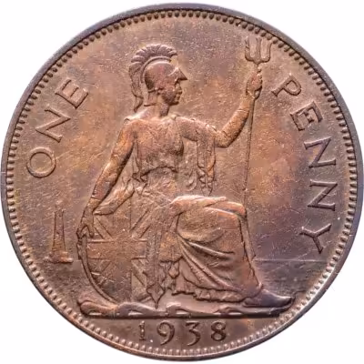 купить Великобритания 1 пенни (penny) 1938