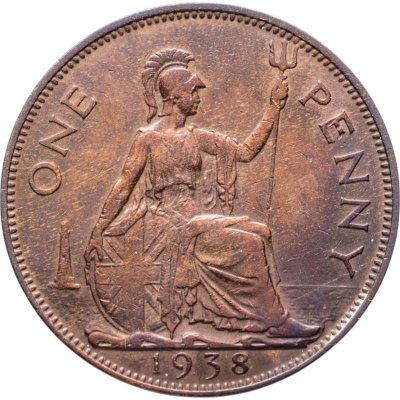 купить Великобритания 1 пенни (penny) 1938