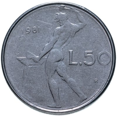 купить Италия 50 лир 1981