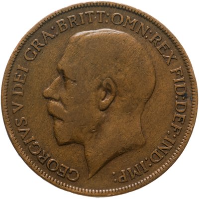 купить Великобритания 1 пенни (penny) 1921
