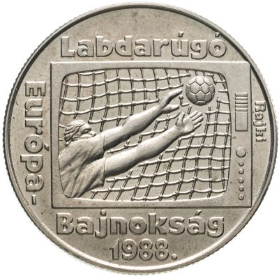 купить Венгрия 100 форинтов 1988 "Чемпионат Европы по Футболу ФРГ 1988"