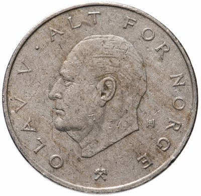купить Норвегия 1 крона (crown) 1974-1994, случайная дата