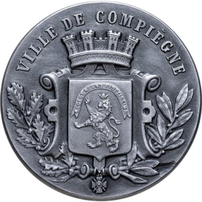 купить Франция Медаль "Национальная федерация спасателей. Город Компьень" 1927