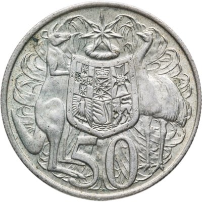 купить Австралия 50 центов 1966