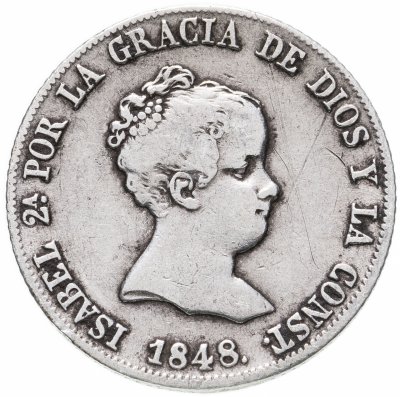 купить Испания 4 реала 1848
