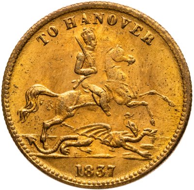 купить Великобритания токен 1837 "Виктория - На Ганновер"