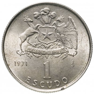 купить Чили 1 эскудо (escudo) 1971