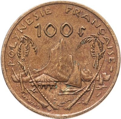 купить Французская Полинезия 100 франков (francs) 1982