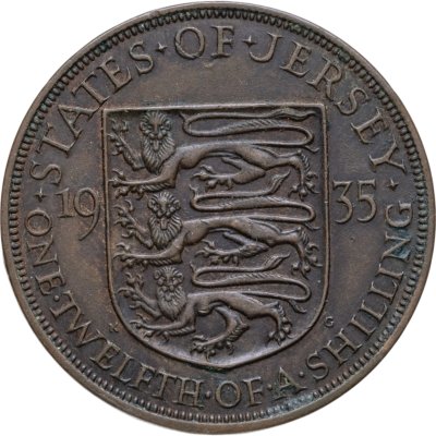 купить Джерси 1/12 шиллинга (shilling) 1935