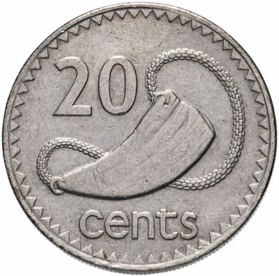 купить Фиджи 20 центов (cents) 1987-2000, случайная дата