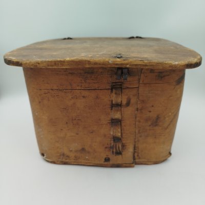 купить Короб лубяной, луб, гнутье, металл, ковка, Российская империя, 1890-1915 гг.