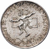купить Мексика 25 песо 1968 "XIX летние олимпийские игры в Мехико"