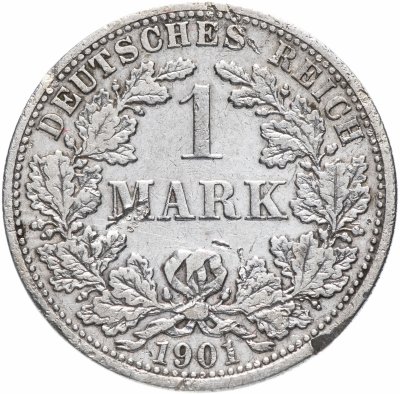купить Германия 1 марка 1901 F