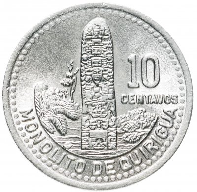 купить Гватемала 10 сентаво (centavos) 1994
