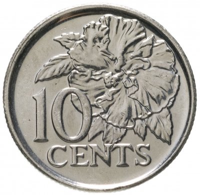 купить Тринидад и Тобаго 10 центов (cents) 2017 магнетик