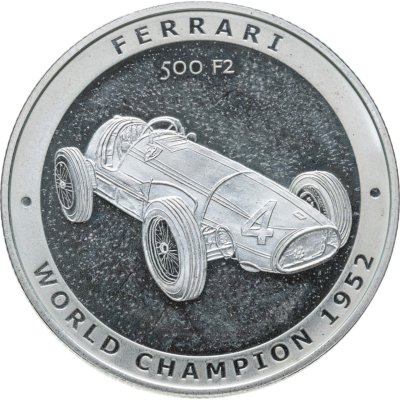 купить Острова Кука 5 долларов (dollars) 2005 Феррари 500 F2