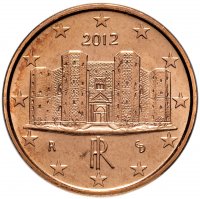 Купить Италия 1 цент (cent) 2012