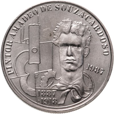 купить Португалия 100 эскудо (escudos) 1987 "100 лет со дня рождения Амадеу ди Соуза-Кардозу"